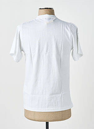 T-shirt broderie manches courtes blanc GWEN & BLACK homme