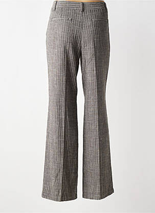 Pantalon droit taille à pinces taille normale gris OLSEN femme
