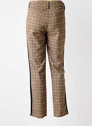 Pantalon 7/8 stretch taille normale marron FREEMAN T.PORTER femme