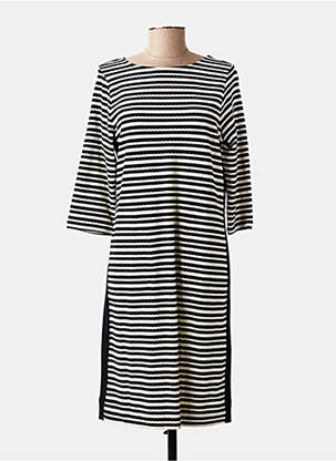 Robe mi-longue manches 3/4 manches 3/4 noir OLSEN femme