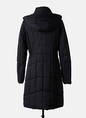 Doudoune manches longues a capuche noir OLSEN femme