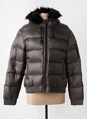 Doudoune manches longues a capuche gris FREEMAN T.PORTER femme
