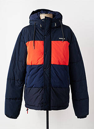 Doudoune manches longues a capuche bleu J&JOY femme