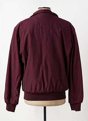 Blouson fermeture zippée sous rabat pressionné rouge SEA BARRIER homme