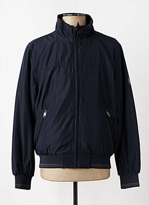 Blouson tissage imperméable bleu SEA BARRIER homme