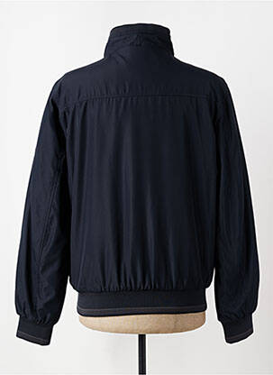 Blouson tissage imperméable bleu SEA BARRIER homme