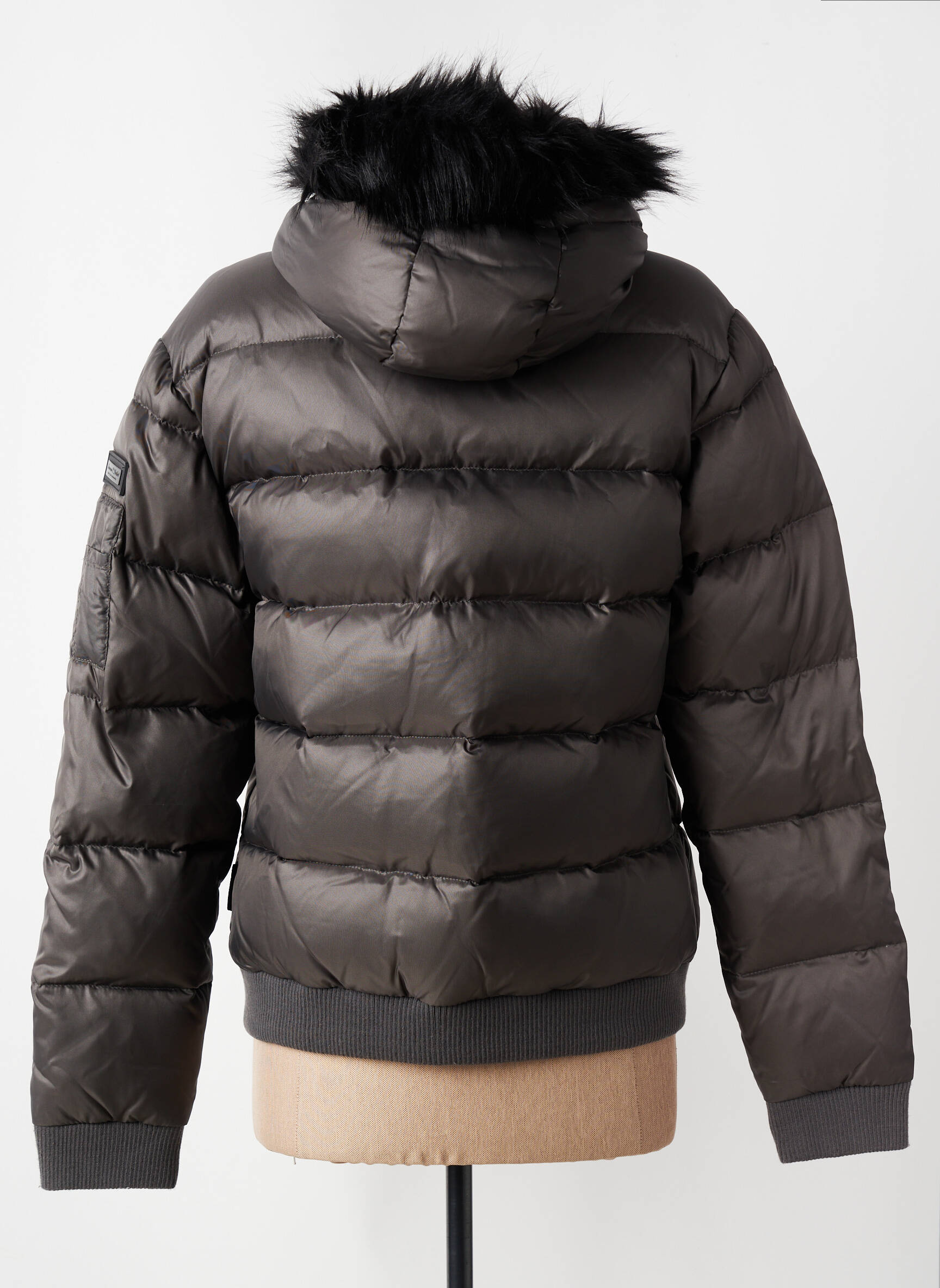 Doudoune manches longues a capuche gris FREEMAN T.PORTER femme