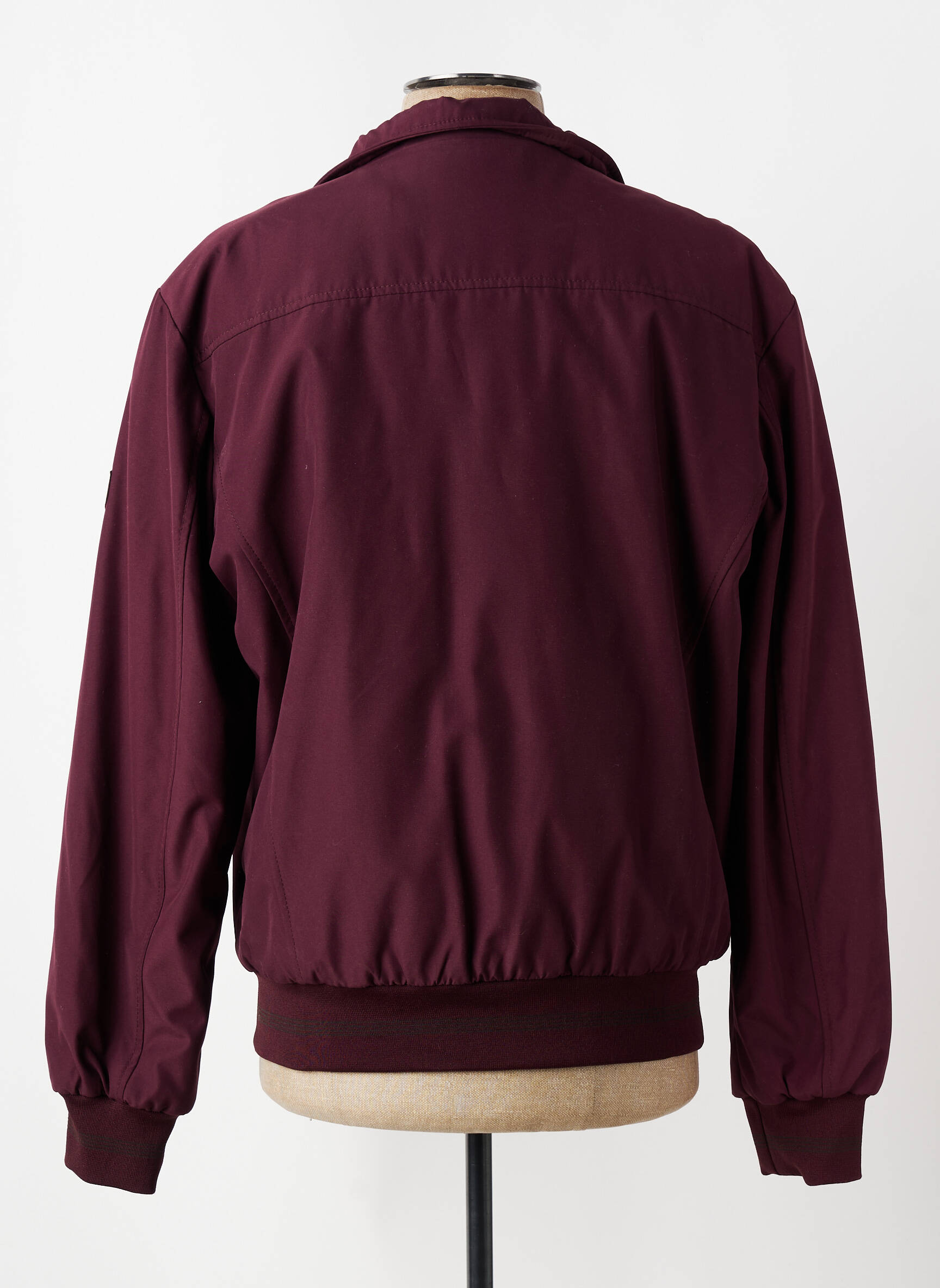 Blouson fermeture zippée sous rabat pressionné rouge SEA BARRIER homme