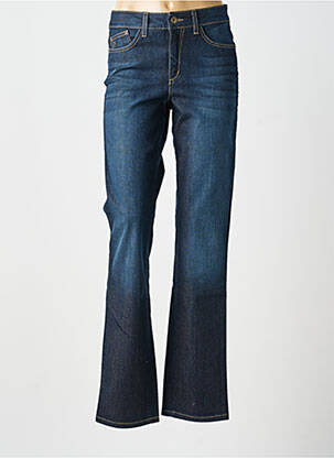 Jeans coupe droite stretch taille normale bleu PIERRE CARDIN femme