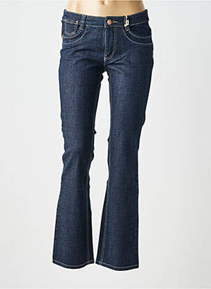 Jeans coupe slim tissage brut taille basse bleu PADDOCK'S femme