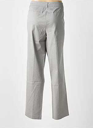 Pantalon droit tissage popeline gris OLSEN femme