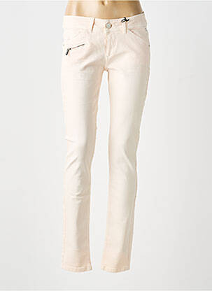 Jeans coupe slim taille basse taille basse rose FREEMAN T.PORTER femme