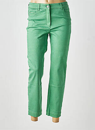 Jeans coupe slim stretch taille normale vert OLSEN femme