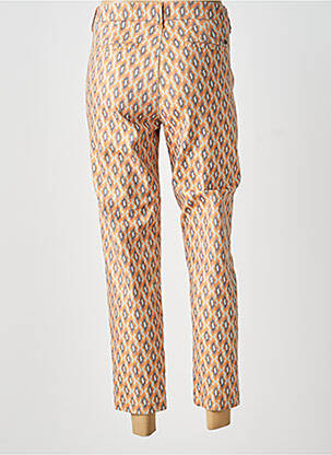 Pantalon 7/8 stretch taille normale orange FREEMAN T.PORTER femme
