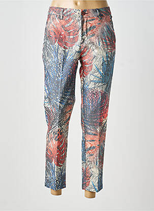 Pantalon 7/8 taille à pinces taille normale orange FREEMAN T.PORTER femme