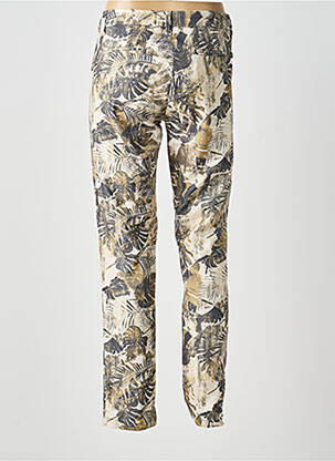 Pantalon droit stretch taille normale vert FREEMAN T.PORTER femme