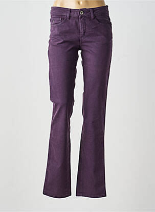 Pantalon slim taille normale taille normale violet PIERRE CARDIN femme