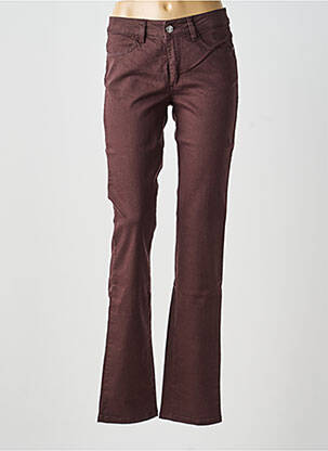 Jeans coupe slim stretch taille normale rouge PIERRE CARDIN femme