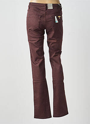 Jeans coupe slim stretch taille normale rouge PIERRE CARDIN femme