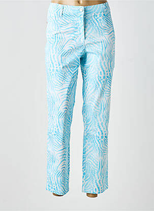 Pantalon 7/8 stretch taille normale bleu OLSEN femme