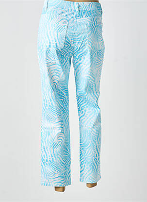 Pantalon 7/8 stretch taille normale bleu OLSEN femme