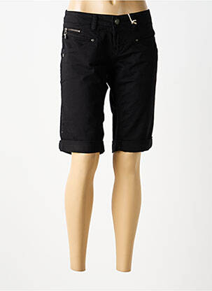 Bermuda taille basse taille basse noir FREEMAN T.PORTER femme