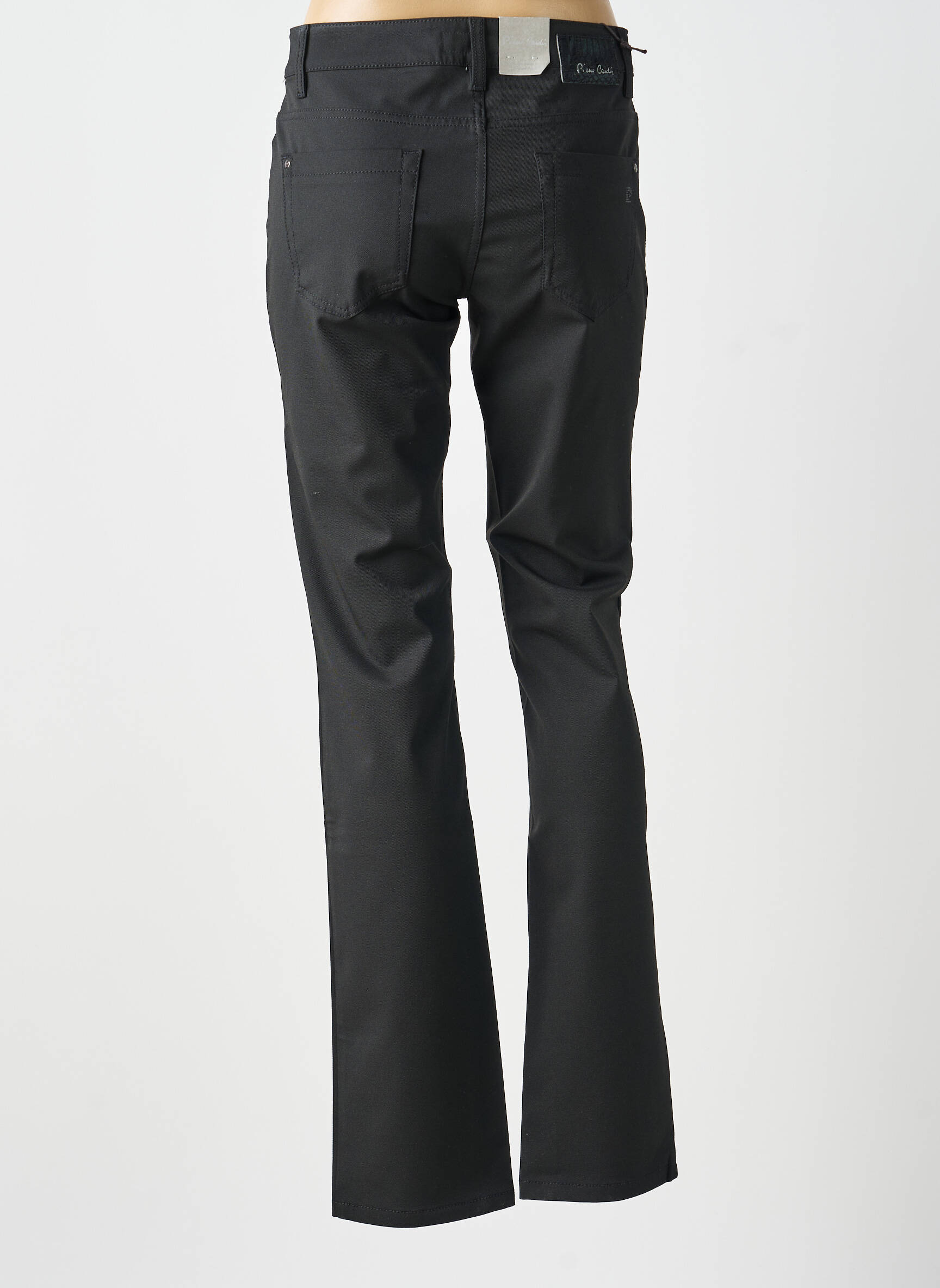 Pantalon slim stretch taille normale noir PIERRE CARDIN femme