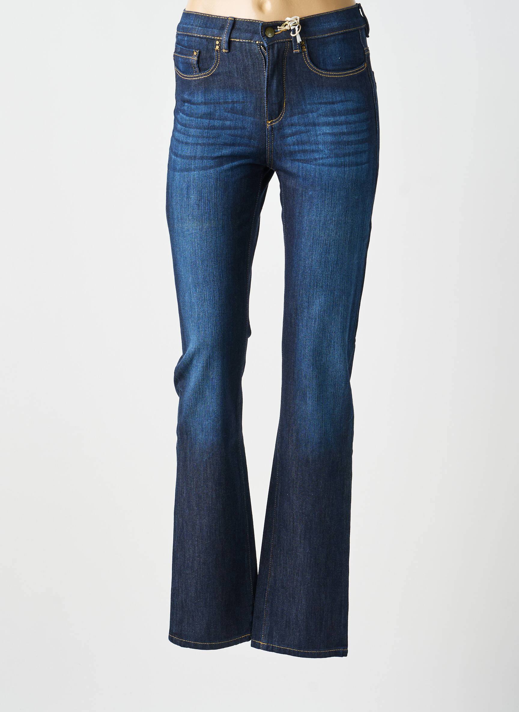 Jeans coupe slim stretch taille normale bleu PADDOCK'S femme
