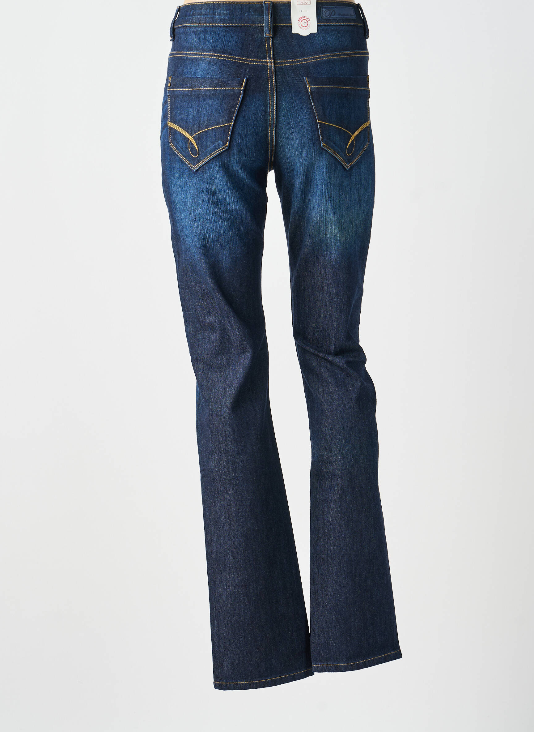 Jeans coupe slim stretch taille normale bleu PADDOCK'S femme