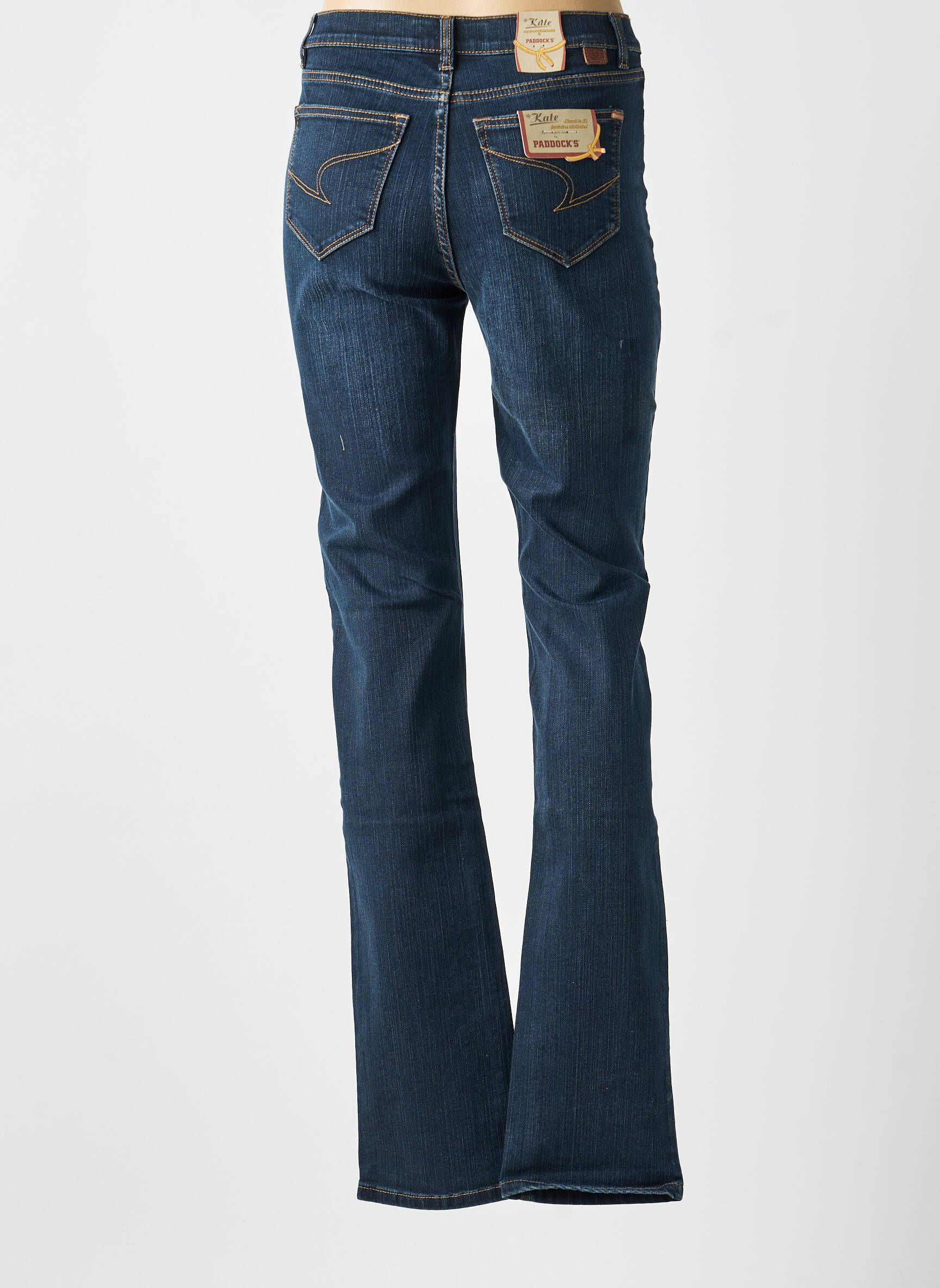 Jeans coupe slim taille haute taille haute bleu PADDOCK'S femme