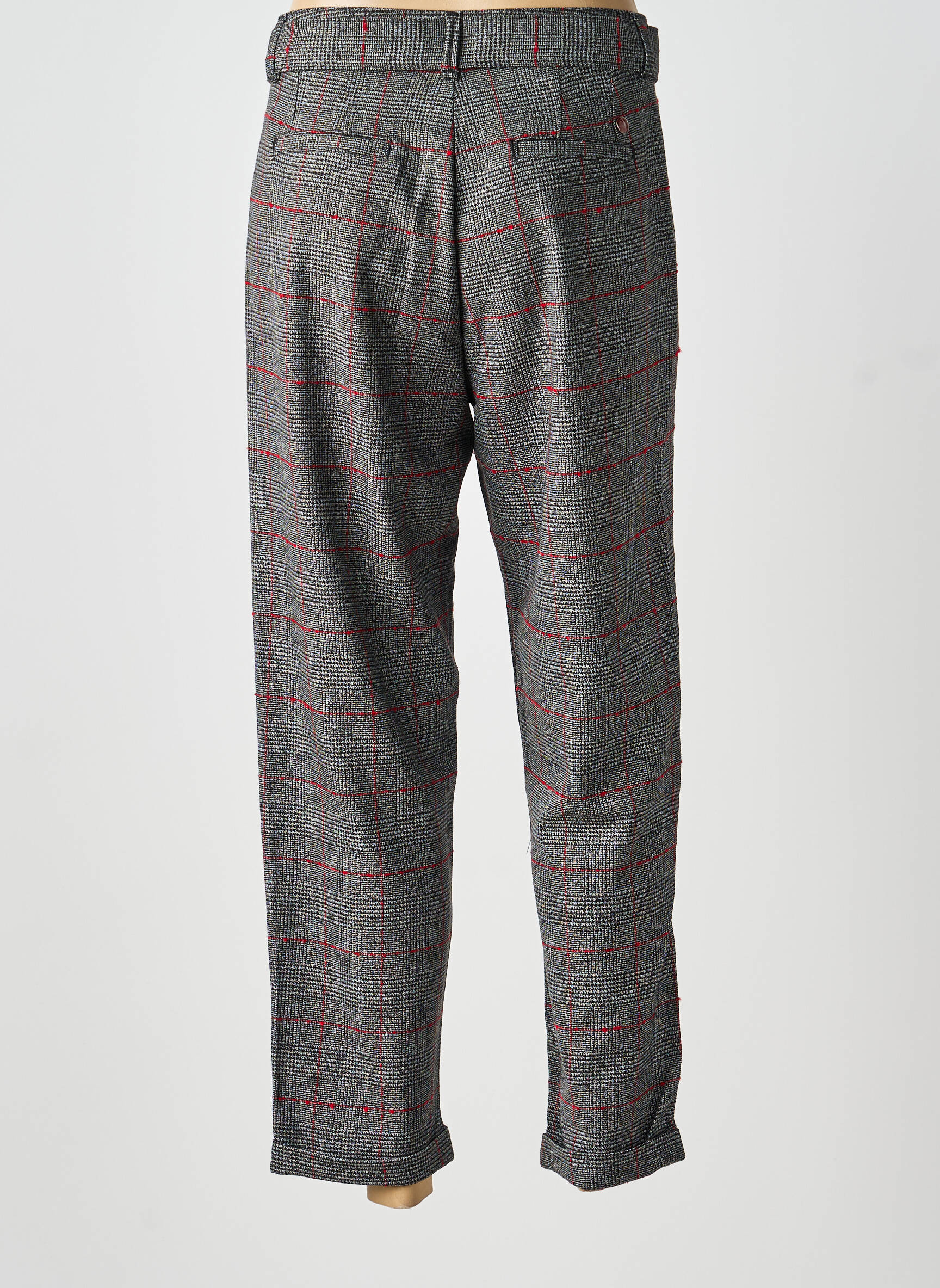 Pantalon 7/8 stretch taille normale noir FREEMAN T.PORTER femme