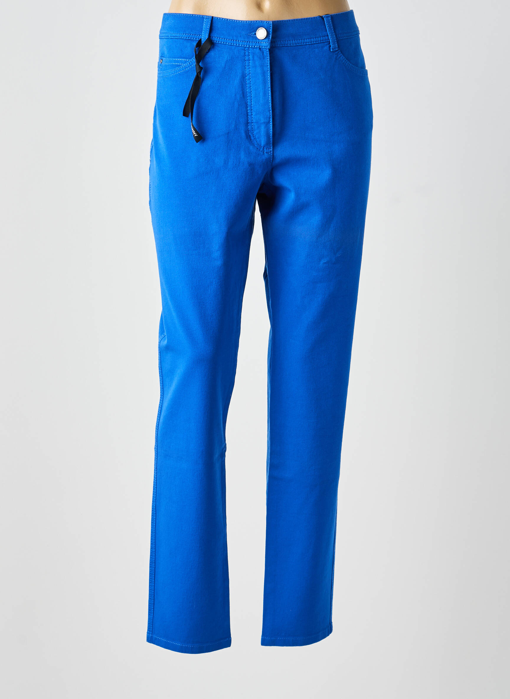 Jeans coupe slim stretch taille normale bleu OLSEN femme