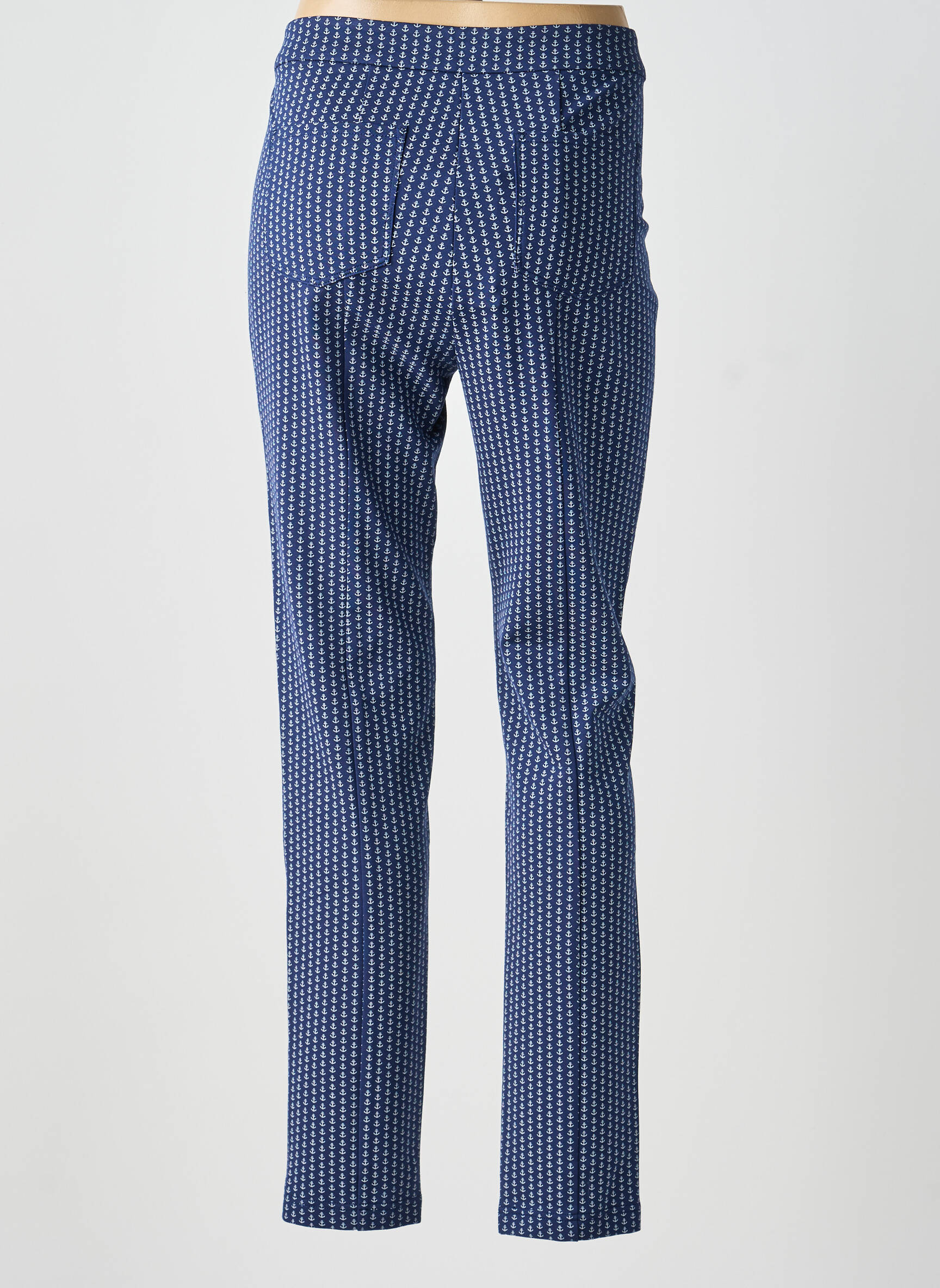 Pantalon slim stretch taille normale bleu OLSEN femme