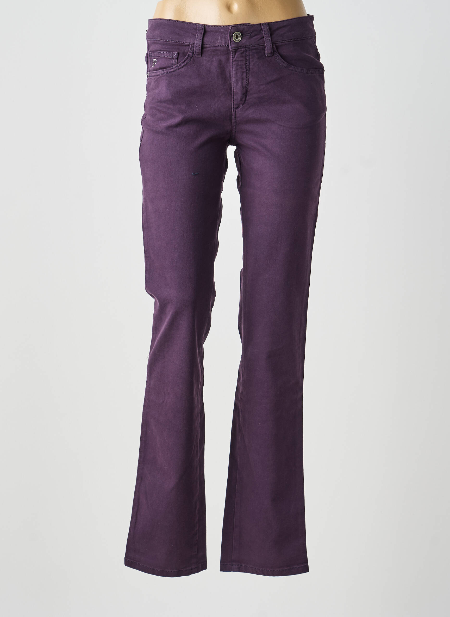 Pantalon slim taille normale taille normale violet PIERRE CARDIN femme