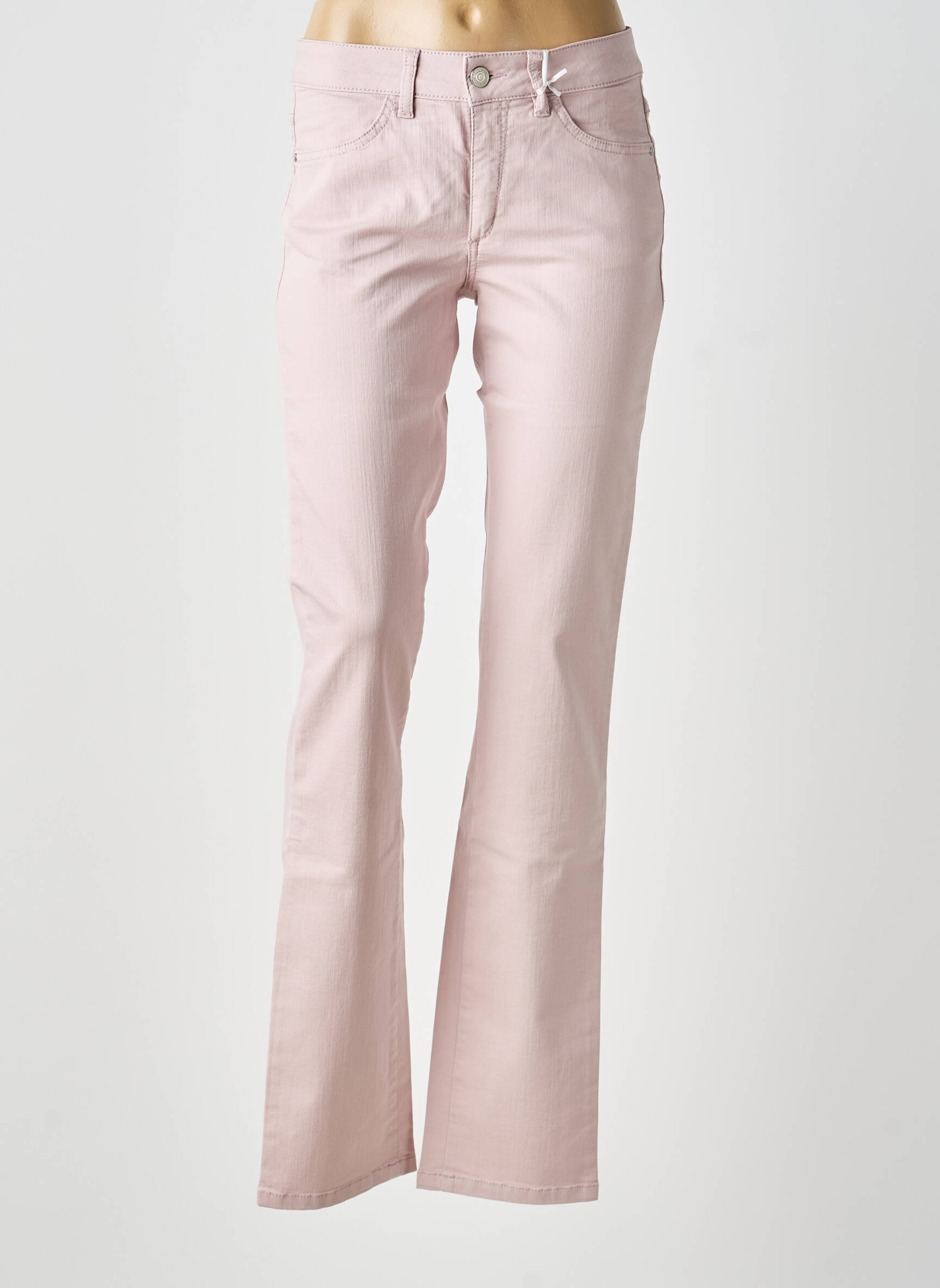 Jeans coupe slim stretch taille normale rose PIERRE CARDIN femme