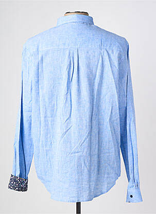 Chemise manches longues coupe droite bleu RUCKFIELD homme