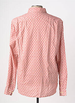 Chemise manches longues imprimé fantaisie rouge SERGE BLANCO homme
