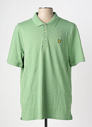 Polo stretch manches courtes vert LYLE & SCOTT homme