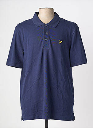 Polo stretch manches courtes bleu LYLE & SCOTT homme