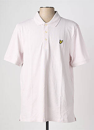 Polo stretch manches courtes rose LYLE & SCOTT homme