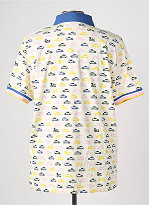 Polo tissage jersey manches courtes bleu RUCKFIELD homme