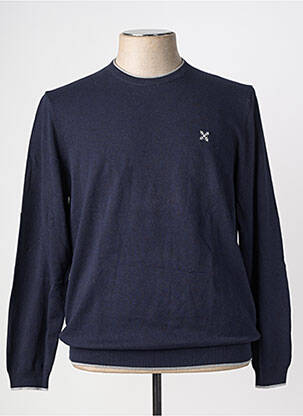 Pull stretch manches longues bleu OXBOW homme