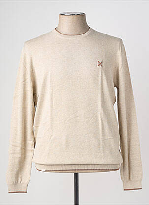 Pull stretch manches longues beige OXBOW homme