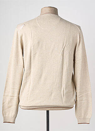 Pull stretch manches longues beige OXBOW homme