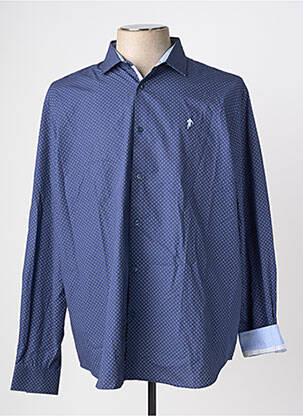 Chemise manches longues imprimé fantaisie bleu RUCKFIELD homme