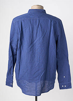 Chemise manches longues coupe droite bleu LEE homme