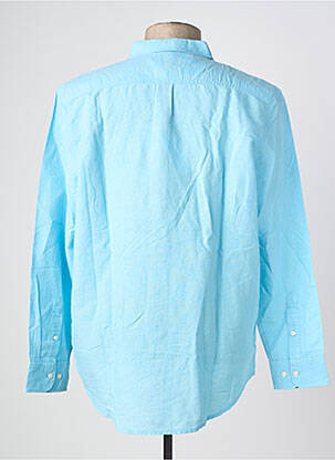 Chemise manches longues coupe droite bleu LEE homme