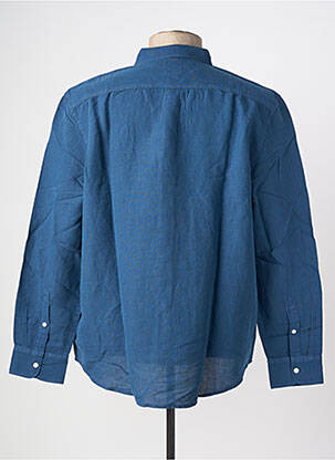 Chemise manches longues coupe droite bleu LEE homme