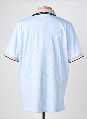 Polo stretch manches courtes bleu RUCKFIELD homme