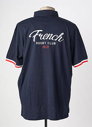 Polo tissage jersey manches courtes bleu RUCKFIELD homme